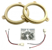 Кольцо проставочное Лада Приора фронт, Nissan, Logan 2, Hyunday под 16 динамик(RS), фанера