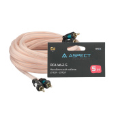 Кабель межблочный Aspect RCA WL2.5, коаксиал, медь 2RCA-2RCA 5м