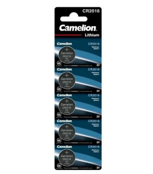 Батарейка Camelion CR 2016 BL5 (50/1800) уп по 5 шт