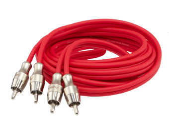 Aura RCA-B22 SE RCA-кабель 2 канала бескислородная медь  (2 метра крассный)