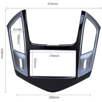 Переходная рамка INTRO RCV-N12 CHEVROLET Сruze 2013+ 2din