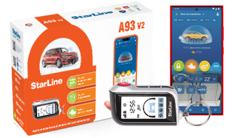 Автосигнализация StarLine A93 V2 2CAN+2LIN LTE ECO