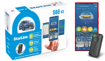 Автосигнализация StarLine S66 V2 BT 2CAN+4LIN 2SIM GSM