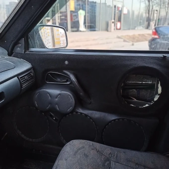 Подиумы Chevrolet-Niva (5-х компонентные, 20х20х20х 2 РУПОРНЫХ ТВИТЕРА