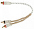 Межблочник KICX FRCA 02 M -разъем (1м 2п)