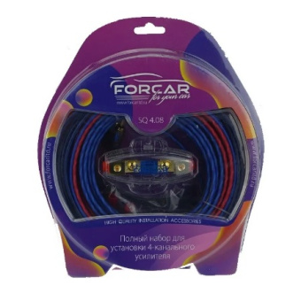 FORCAR SQ 4.08 (для подключения 4-х канального усилителя 8 Ga)