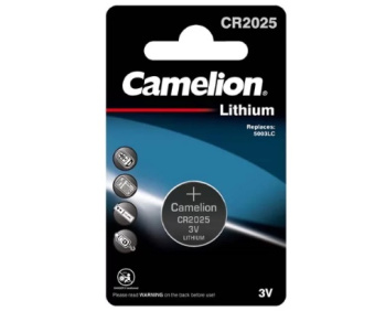Батарейка Camelion CR 2025 BL5 (50/1800) уп по 1 шт