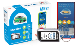 Автосигнализация StarLine A63 V2 LTE ECO