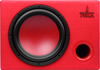 Активный Сабвуфер URAL AC-У12.A Ураган (Красный) 